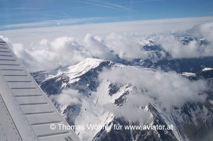 Aviators Luftaufnahmen: Wolkenstimmung um Schneeberg - Ost sterreich