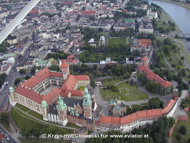 Krakauer Altstadt - Luftaufnahme