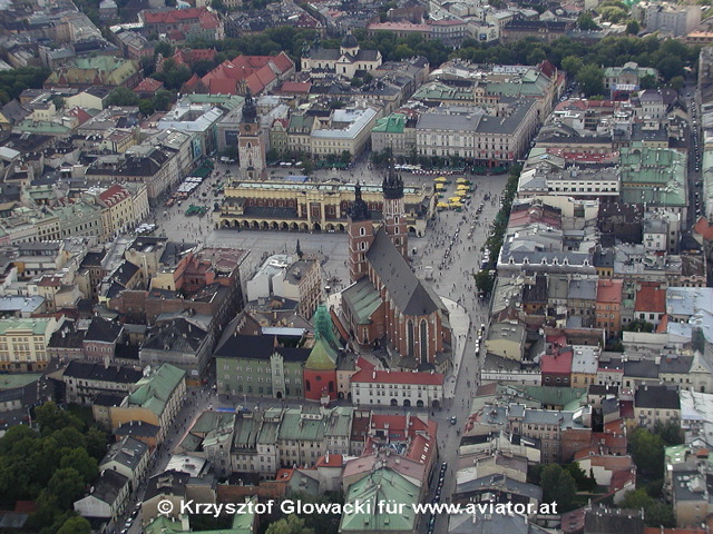 Zentraler Punkt der Hauptstadt Krakaus: Hauptplatz