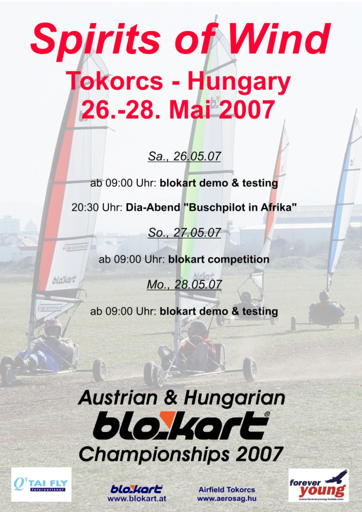 Blokart Event in Ungarn und Buschpilot.at 