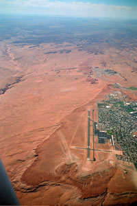 aerial pics: Page city and airport - PGA aus der Luft