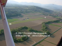 Flugplatz Weiz logw gesehen vom Südosten
