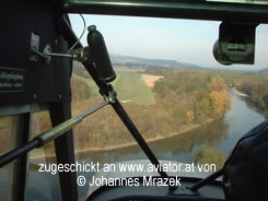 Luftaufnahme Flugplatz St. Georgen lolg: Endanflug Piste 04