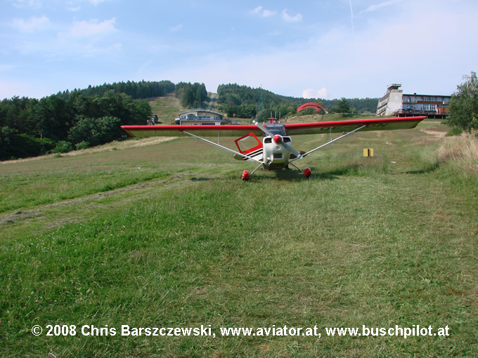 Start am Flugplatz Zar, EPZR, Polen