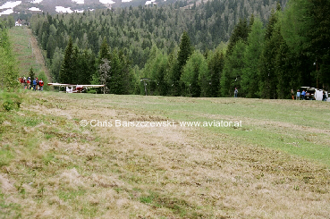 Aussenlandefläche Aineck, 1600 m MSL in der Gegend von Mauterndorf