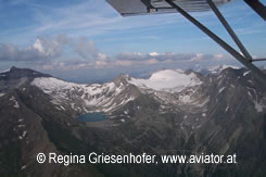 Luftaufnahmen von Aviator aus Österreich:  HoheTauern. Blick auf Zirnsee und Sandkopf, Kärnten