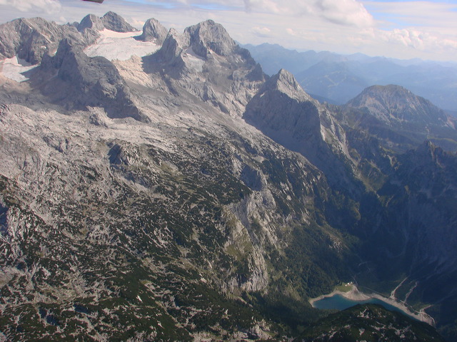  Dachstein, Gossau See, Luftaufnahmen, Sommer, Österreich, Steirermark, Oberösterreich, Berge, Flugplätze, Luftbilder, Rundflug, Steiermark