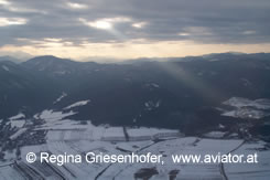 Die Sonnenstrahlen ber Wienerwald