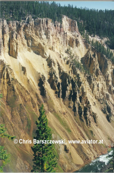 Canyon Land in Yellowstone National Park, Wyoming