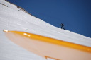 Schweiz, Luftaufnahmen, Gletscherflug, Gletscherlandung, Alpenflug, Gebirgsfliegerei, Gebirgsflug, Mountain flying, Piper Cub, Hans Fuchs, Flugchronik, Ski-Flugzeug, Ski plane, Wildhorn, Wildhorngletscher