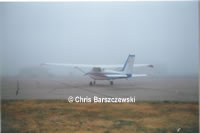 Bild: Nebel am Flugplatz Ainsworth
