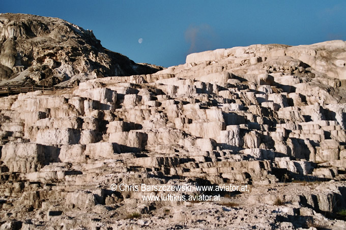 Mammoth Hot Springs in Yellowstone National Park, Wyoming